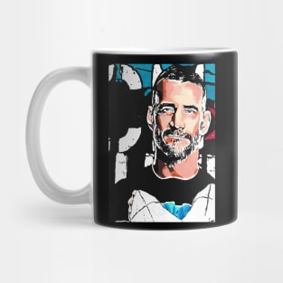 CM Punk WWE AEW painting Mug